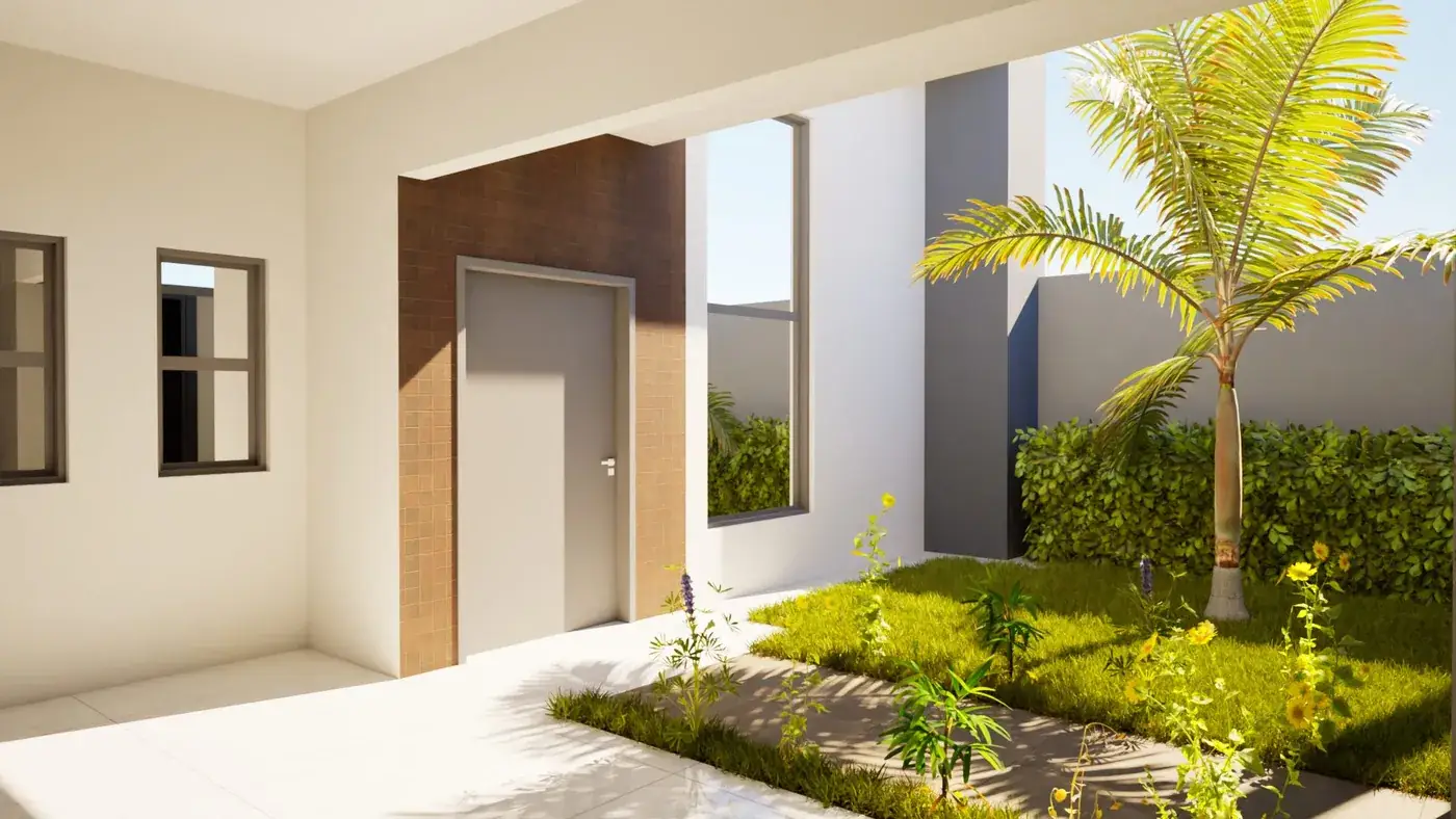Render complementar do projeto residencial Nova Três Lagoas
